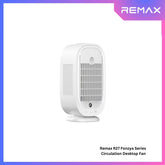REMAX F21 Ruiyal Series Water Cooling Oscillating Fan with Display - White